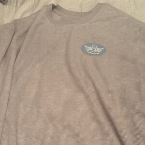 Boys Lie Light Gray Crew Neck Sweater